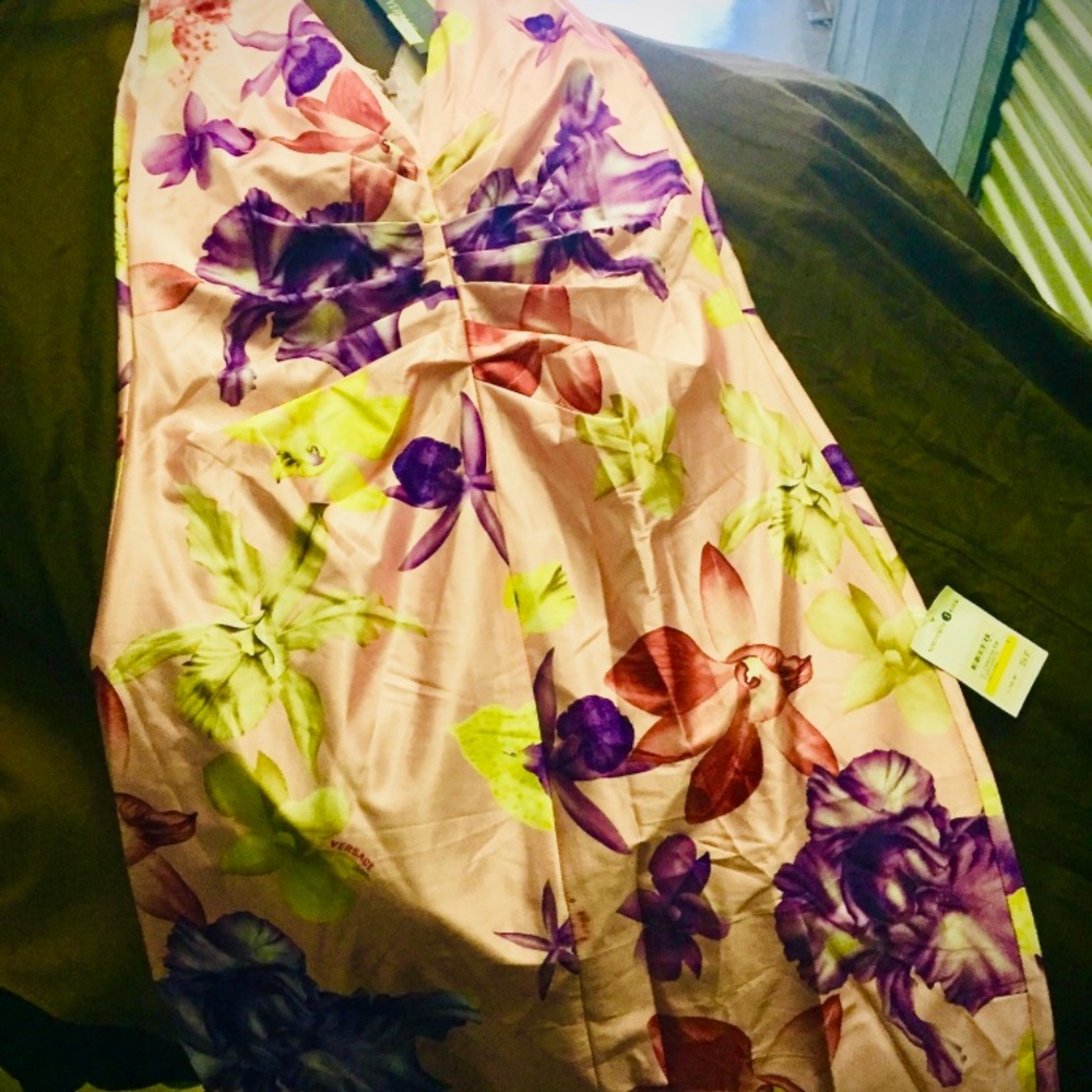Versace pink dress